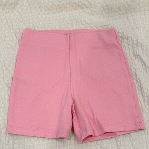 Zara Pink Women's Bike Shorts